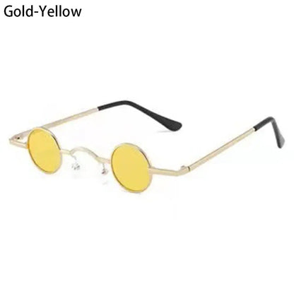 Gafas de Sol Redondas Punk Unisex | Montura Metálica Hip Hop Colores Moda UV400