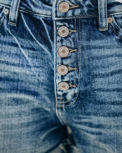 Shorts Vaqueros Mujer Cintura Alta | Denim Sexy Push Up con Roturas Vintage Streetwear