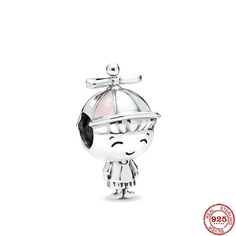 Charm Familia en Plata 925 – Abalorio Sparkling para Pulsera Original Mujer