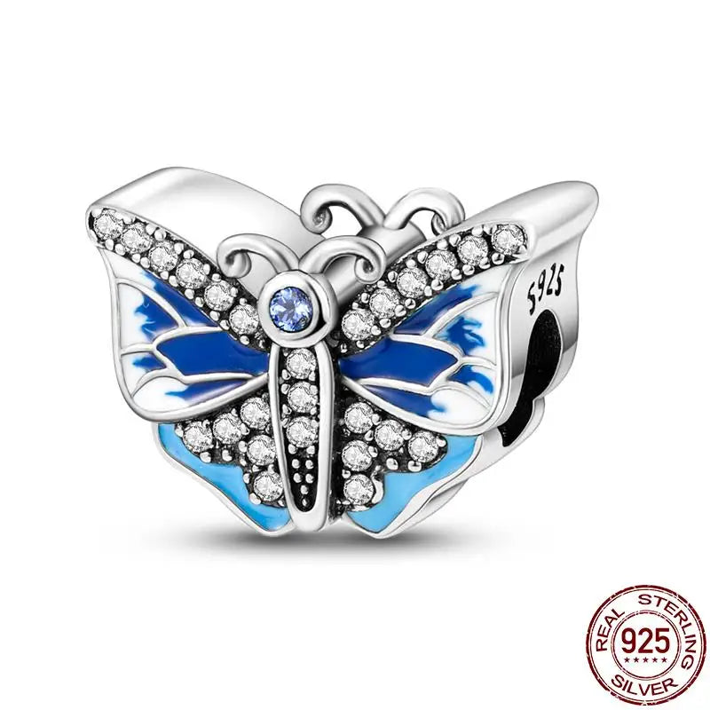 Charm animal mascota en plata 925 – Abalorio elegante para pulsera o collar tipo Pandora, joyería personalizada mujer