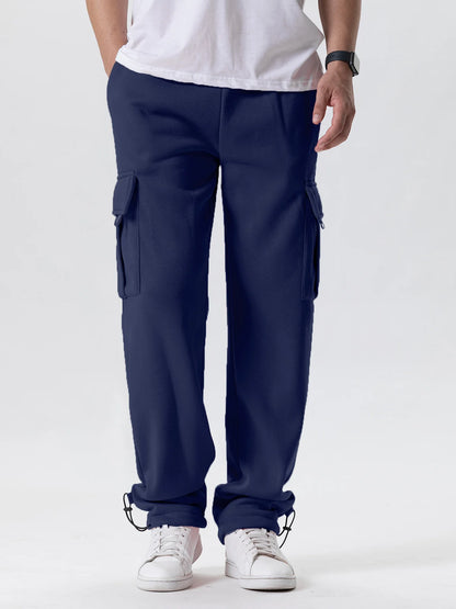 Pantalón Jogger Hombre Oversize | Sweatpants Deportivos Streetwear con Múltiples Bolsillos