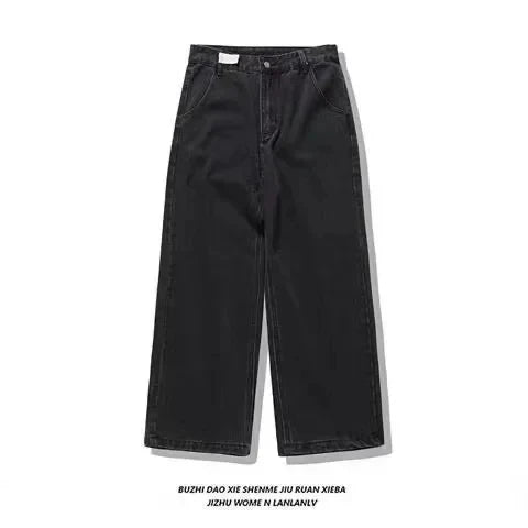 Jeans Camuflados Y2K Hombre | Pantalones Vaqueros Oversize Rectos Wide Leg Estilo Hip Hop Streetwear Retro