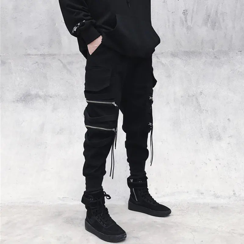 Pantalones Jogger de Moda para Hombre – Streetwear 2025, Cargo, Multi-Bolsillos, Casual, Fitness y Gym