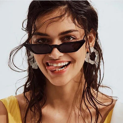 Pack 8 Gafas de Sol Cat Eye Mujer | Vintage Pequeño Marco UV400 Estilo Retro