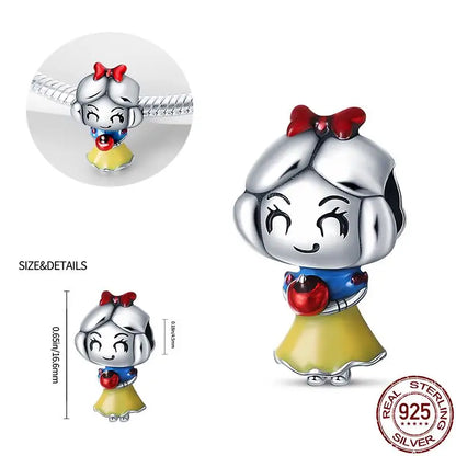 Charm camaleón y luciérnaga que brilla en la oscuridad – Plata 925 para pulsera tipo Pandora, joyería DIY única