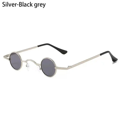 Gafas de Sol Redondas Punk Unisex | Montura Metálica Hip Hop Colores Moda UV400