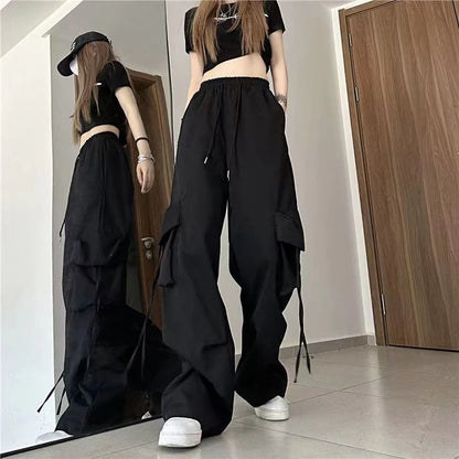 Pantalones Cargo Y2K Mujer | Cintura Alta o Baja Hip Hop Streetwear Oversize Bolsillos Grandes