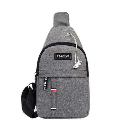 Bolso cruzado minimalista para hombre – Bandolera ligera antirrobo de gran capacidad para deporte, running y actividades al aire libre