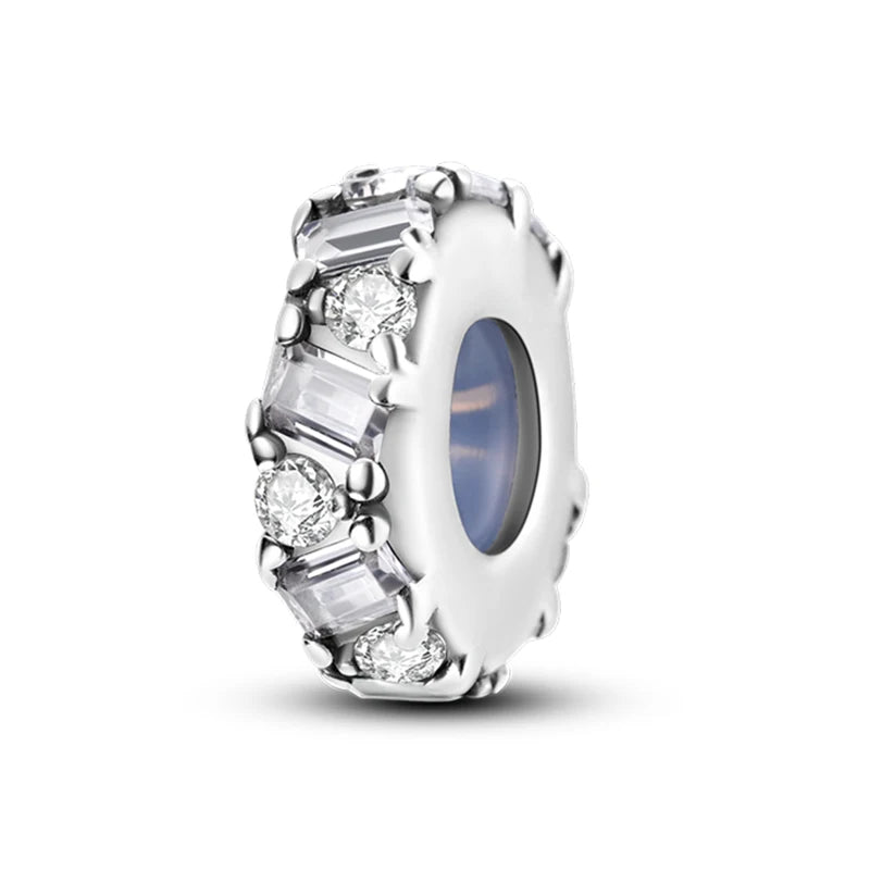 Charm de Plata 925 con Mariposa y Dragón – Abalorio Colorido con Zirconia Arcoíris para Pulseras DIY