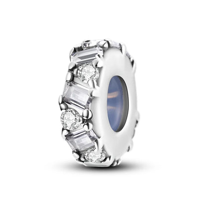 Charm de Plata 925 con Mariposa y Dragón – Abalorio Colorido con Zirconia Arcoíris para Pulseras DIY