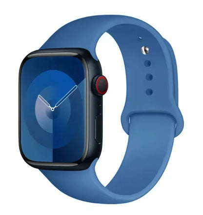 Correa de silicona para Apple Watch – Compatible Ultra 2, Series 9-3, SE (38mm-49mm)