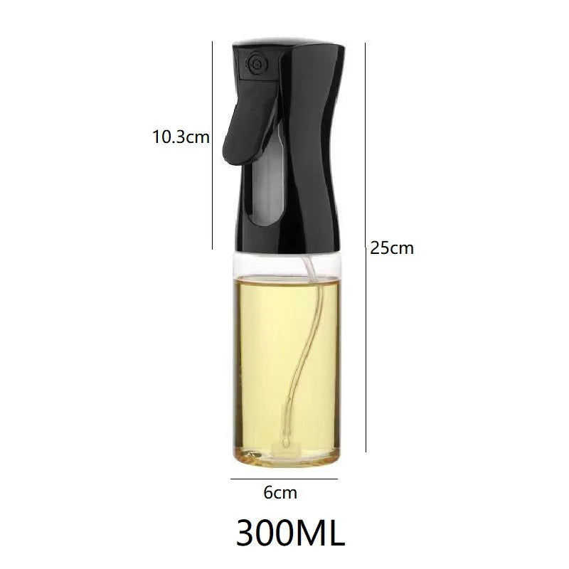 Botella Pulverizadora de Aceite 200ml/300ml | Dispensador de Aceite de Oliva, Vinagre, Salsa de Soya | Cocina, BBQ, Camping y Repostería