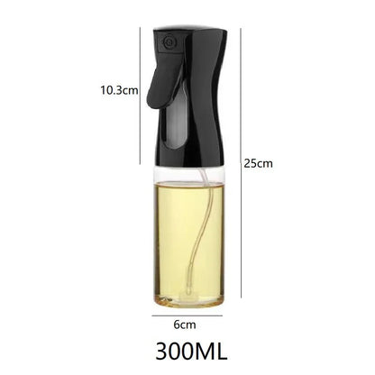 Botella Pulverizadora de Aceite 200ml/300ml | Dispensador de Aceite de Oliva, Vinagre, Salsa de Soya | Cocina, BBQ, Camping y Repostería
