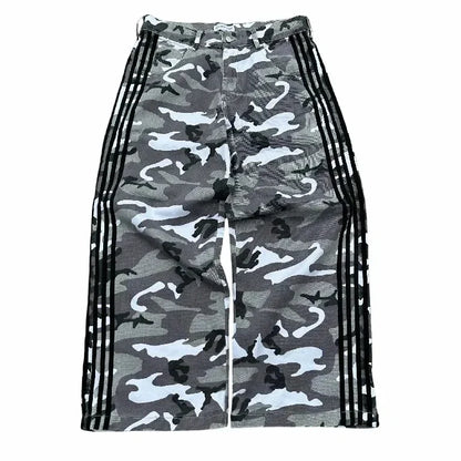 Jeans Oversize Y2K Phantom Unisex | Pantalones Baggy Estilo Hip Hop Streetwear con Parche Bordado Araña Gótico Retro