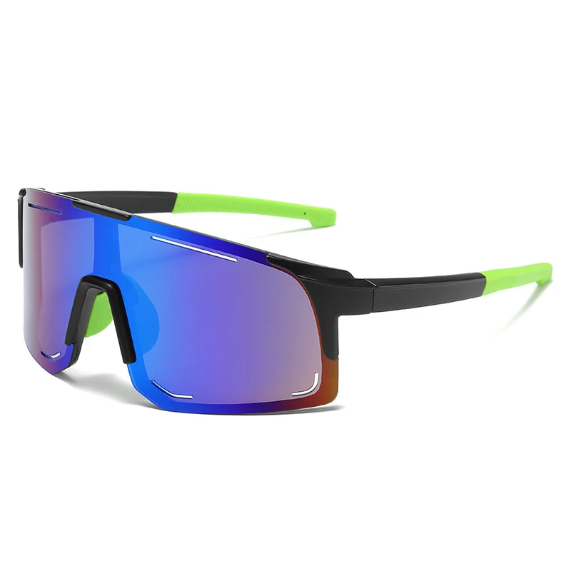 Gafas Deportivas Wrap Around | Unisex One Piece Oversized UV400 para Ciclismo, Pesca y Esquí