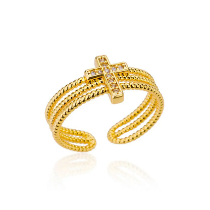 Anillos Clásicos de Acero Inoxidable 316L para Mujer - Color Dorado de Lujo Antialérgico y Duradero