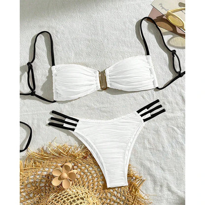 Bikini Sexy Mujer 2025 | Push-Up Brasileño 2 Piezas Playa y Piscina