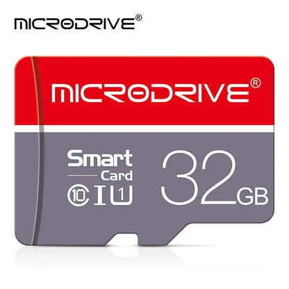 Tarjeta de Memoria Micro SD Mini TF Alta Velocidad Clase 10 – 4GB, 8GB, 16GB, 32GB, 64GB, 128GB, 256GB + Adaptador SD