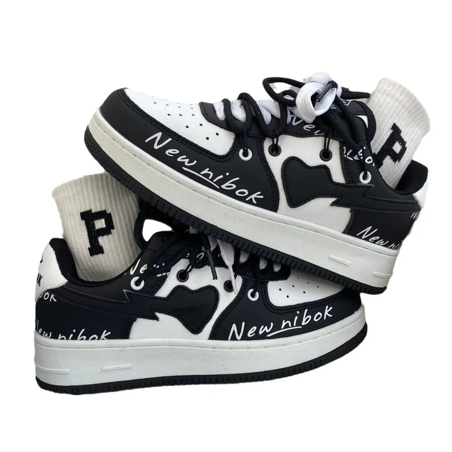 Zapatillas 2025 | Sneakers Casual con Suela Gruesa y Cordones