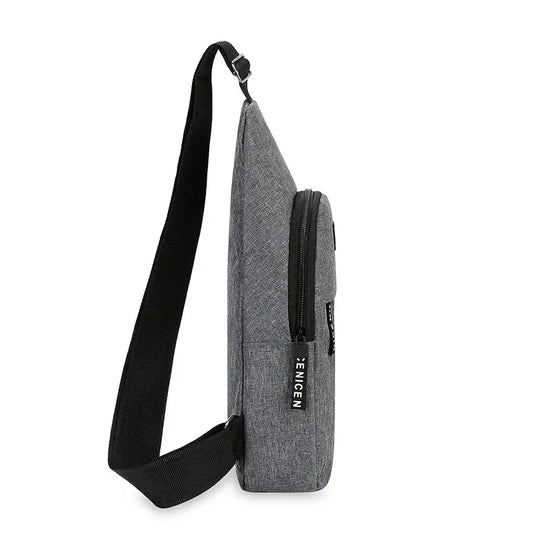 Bolso cruzado minimalista para hombre – Bandolera ligera antirrobo de gran capacidad para deporte, running y actividades al aire libre