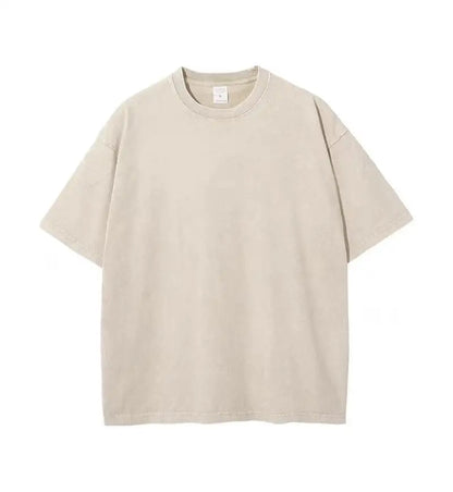 Camiseta Hombre 2025 | Oversize Vintage Y2K Acid Wash Estilo Streetwear