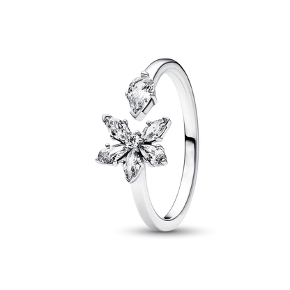 Hot Sale 925 Silver Rose in Bloom Ring For Women Exquisite Style Fashionable For Parties Wedding Luxury DIY Jewelry Fine Gifts