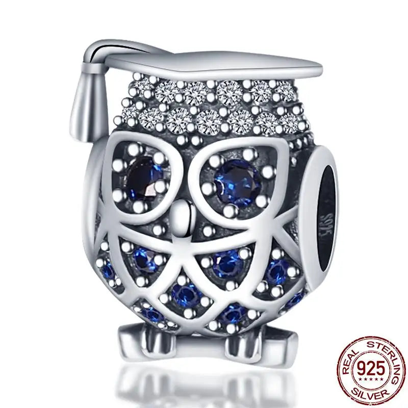 Charm animal mascota en plata 925 – Abalorio elegante para pulsera o collar tipo Pandora, joyería personalizada mujer