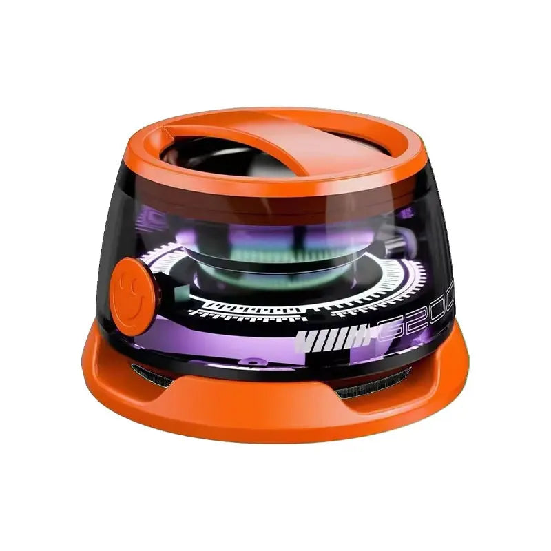 Altavoz Bluetooth Portátil G200 con Luces RGB – Mini Parlante Inalámbrico con Imán, 7H Reproducción, Soporte para Teléfono