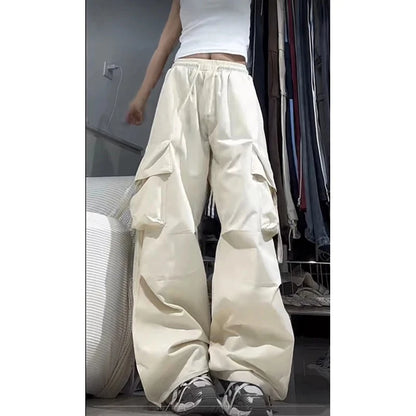 Pantalones Cargo Y2K Mujer | Cintura Alta o Baja Hip Hop Streetwear Oversize Bolsillos Grandes
