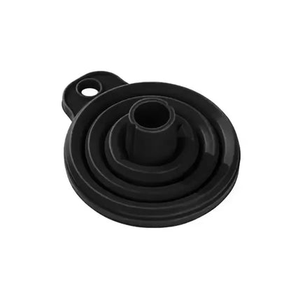 Embudo Plegable de Silicona Universal para Auto | Cambio de Aceite, Gasolina y Líquidos