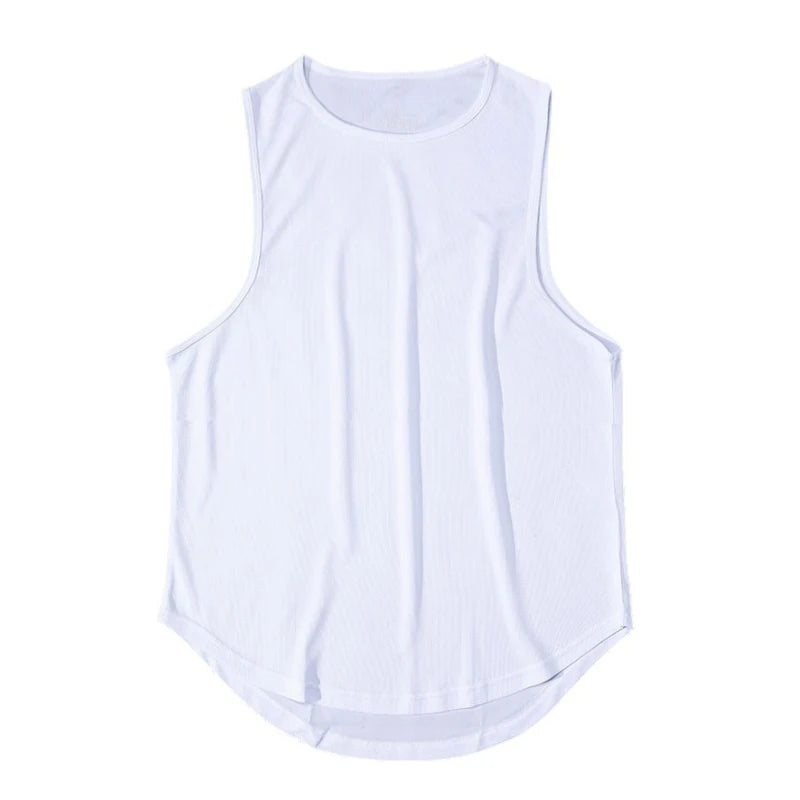 Tank Top Deportivo de Hombre – Camiseta sin Mangas de Gym, Fitness y Baloncesto, Transpirable y Secado Rápido