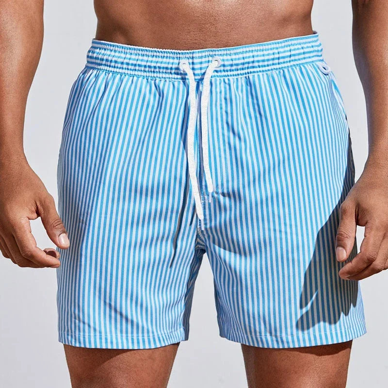 Bañador Hombre Fitness | Shorts Playa Deportivos con Bolsillos Secado Rápido – Swimwear Surf Verano