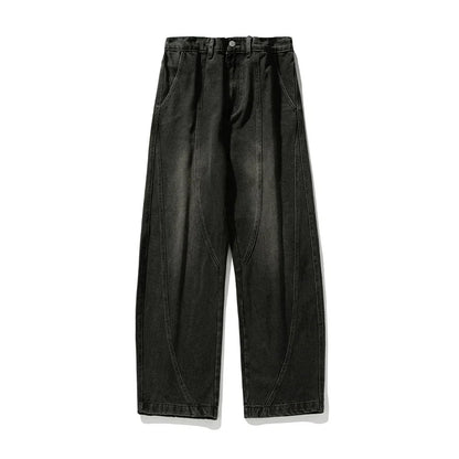 TFETTERS Jeans Baggy Hombre | Pantalones Vaqueros Oversize Vintage Wide Leg Primavera Verano 2025 Streetwear