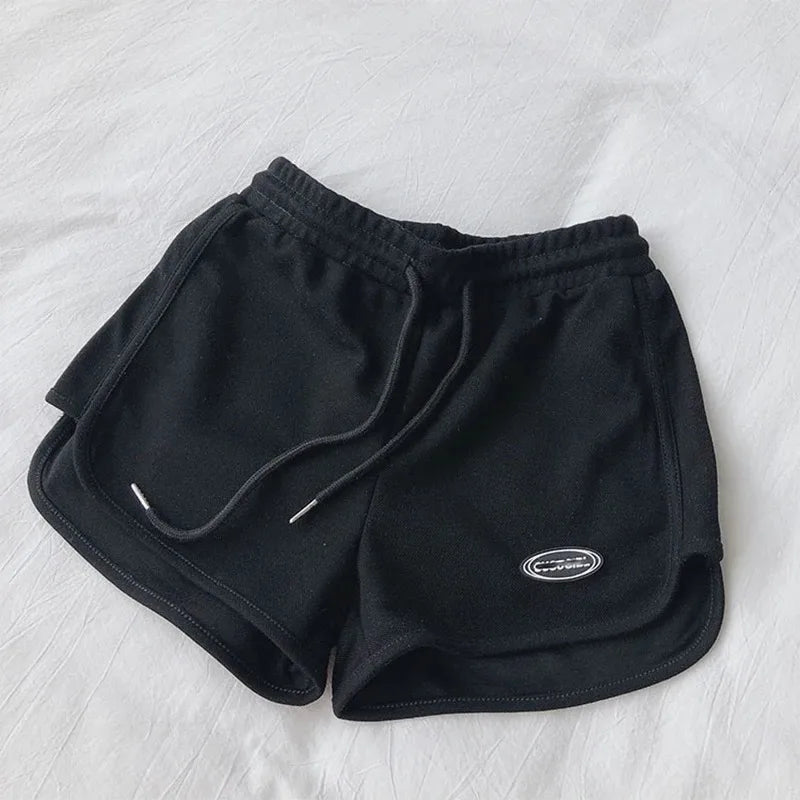 Shorts Deportivos Mujer Verano | Pantalones Cortos Cintura Alta con Cordón Casual Yoga Running