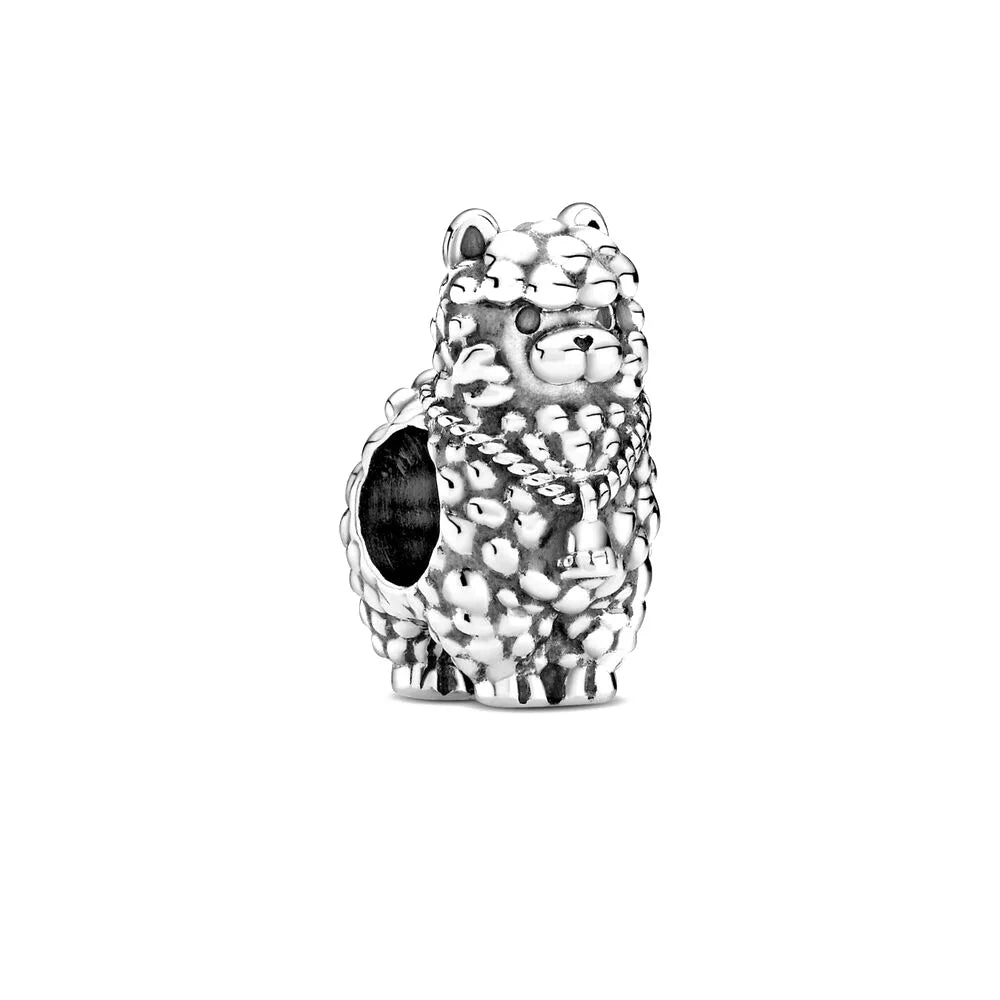Charm Plata 925 Árbol de la Familia, Pluma, Copo de Nieve y Niño | Dijes Colgantes Compatibles con Pulseras Pandora