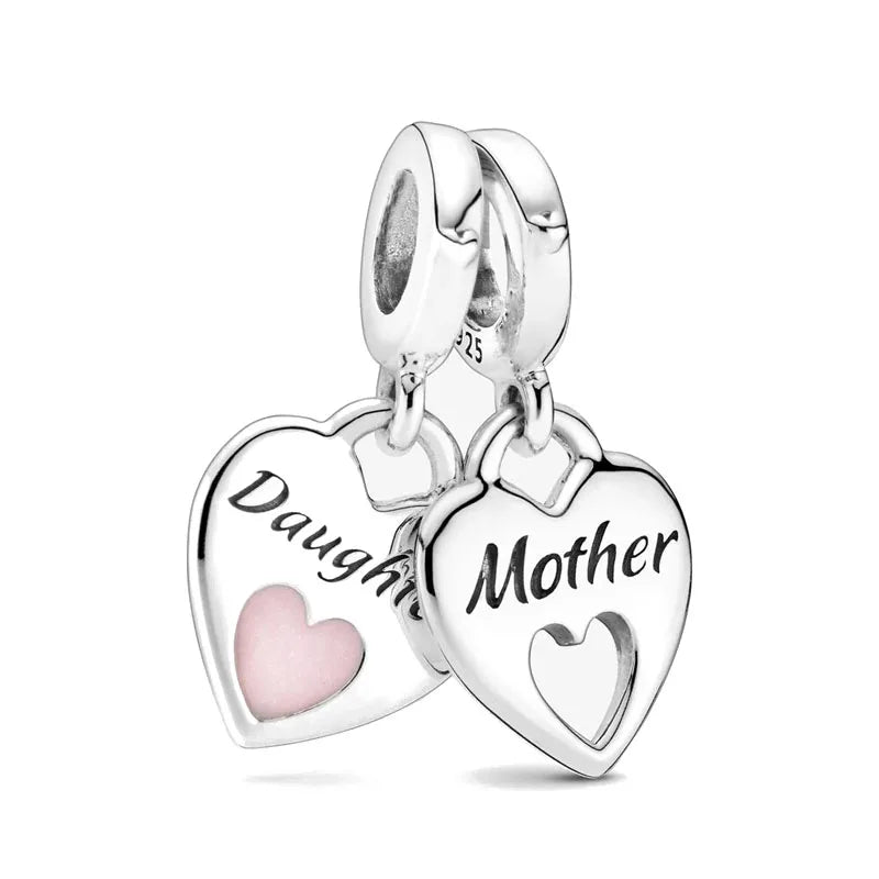 Charm Familia en Plata 925 – Abalorio Sparkling para Pulsera Original Mujer