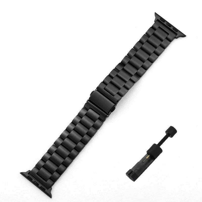 Correa de Acero Inoxidable para Apple Watch | Pulsera Metálica Ajustable 38/40/41mm - 42/44/45mm - Ultra 49mm | Compatible con Series SE/3/4/5/6/7/8