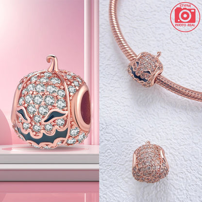 Charm Colgante Pareja Plata 925 y Oro Rosa | Compatible Pandora Original | Pulsera o Collar Mujer