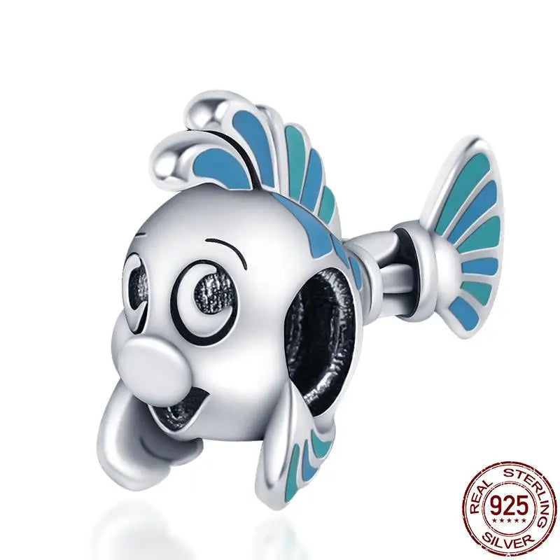 Charm animal mascota en plata 925 – Abalorio elegante para pulsera o collar tipo Pandora, joyería personalizada mujer