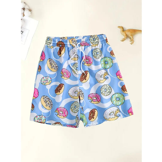 Shorts Harajuku Ice Cream para Hombre y Mujer – Pantalones Deportivos 3D, Gym, Fitness, Secado Rápido, Verano y Vacaciones