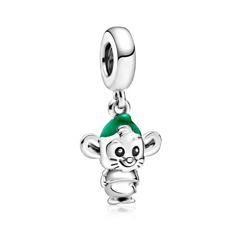 Charm Disney 100º Aniversario Mickey Mouse – Abalorios Princesa y Calabaza para Pulseras Originales Mujer