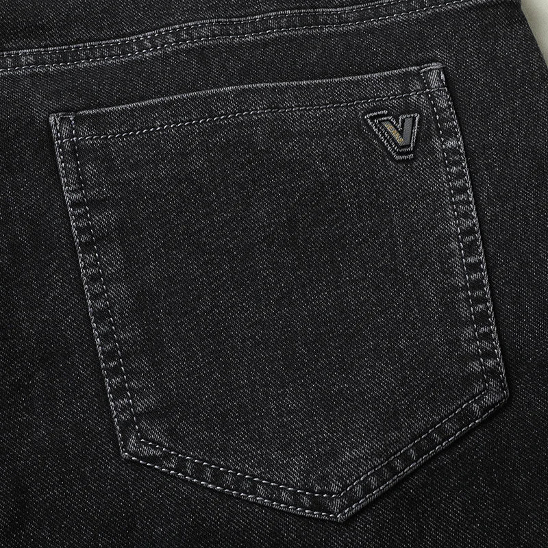 Jeans Oversize Hombre Tallas Grandes | Pantalón Vaquero Negro y Azul Alta Cintura 140kg Casual 2025