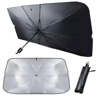 Parasol para Coche | Protector Solar Plegable para Parabrisas y Ventanas Laterales