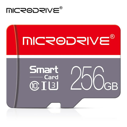 Tarjeta de Memoria Micro SD Mini TF Alta Velocidad Clase 10 – 4GB, 8GB, 16GB, 32GB, 64GB, 128GB, 256GB + Adaptador SD