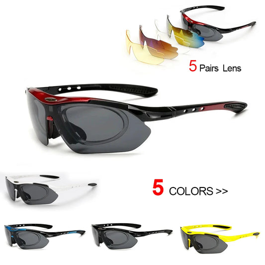 Gafas de Ciclismo Deportivas Unisex – Gafas de Sol para Bicicleta de Carretera y Montaña con Protección UV400