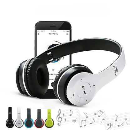 Foldable P47 Wireless Bluetooth 50 Headphones HIFI Stereo Bass Earphones for Music Gaming Kids Girls Smartphone Audio Device