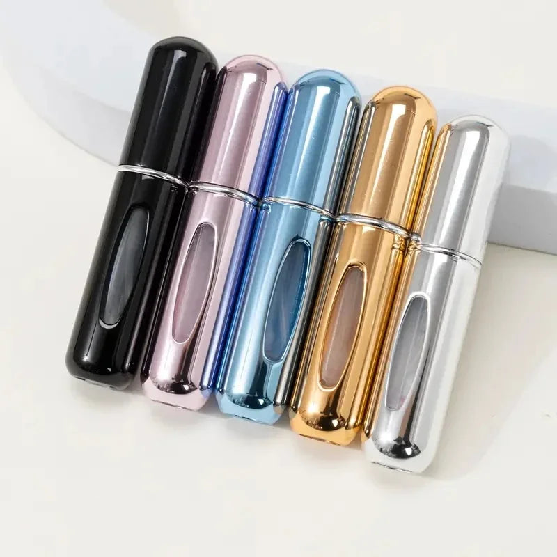Atomizador de Perfume Recargable 5ml | Botella Portátil de Viaje con Pulverizador para Cosméticos y Fragancias