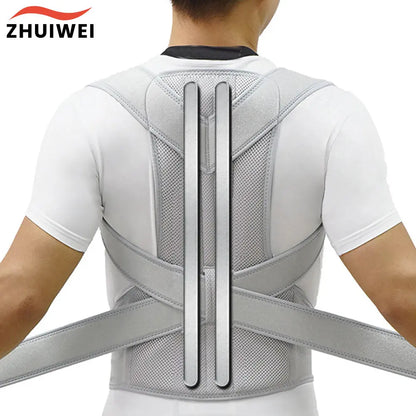 Corrector de Postura Ajustable para Hombres y Mujeres | Faja Lumbar y de Hombros con Soporte para Espalda y Escoliosis