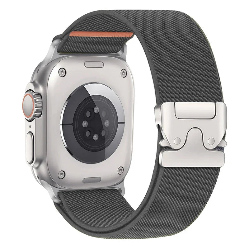 Correa de Nylon Trenzado Elástica para Apple Watch – Compatible Ultra 2, Series 10-6, SE (41mm-49mm)