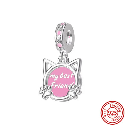 Charm Sorpresa Dopamina de Plata 925 | Dijes Cartoon Estilo Aleatorio para Pulseras DIY
